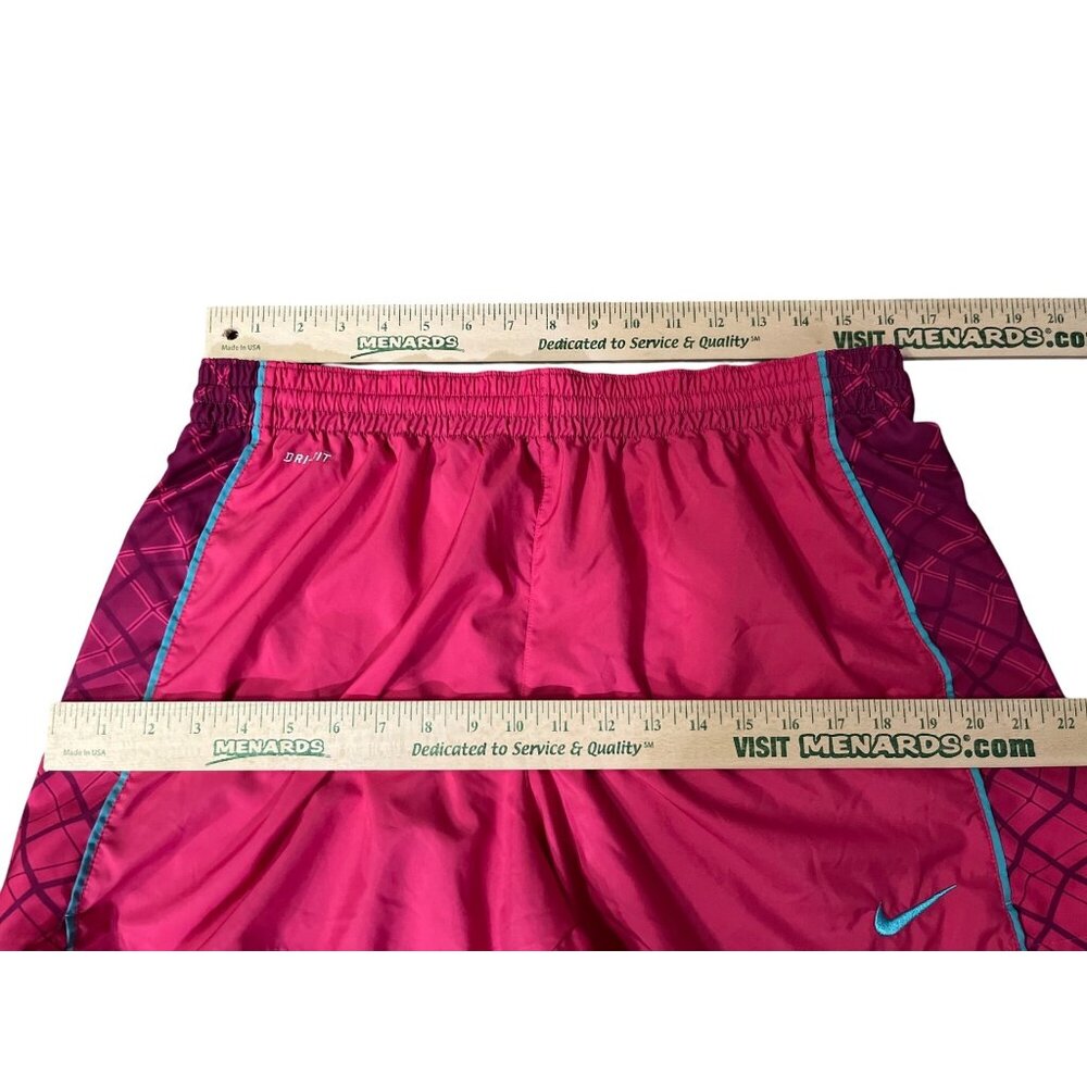 Nike Dri-Fit Shorts Womens XL Used 531774-606 Pink Turquoise - Picture 3 of 16